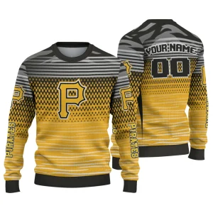 Personalized Pittsburgh Pirates Diamond Mesh Sweatshirt For Fans