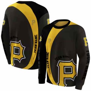 Personalized Pittsburgh Pirates Minimalist All Over Print Sweatshirt