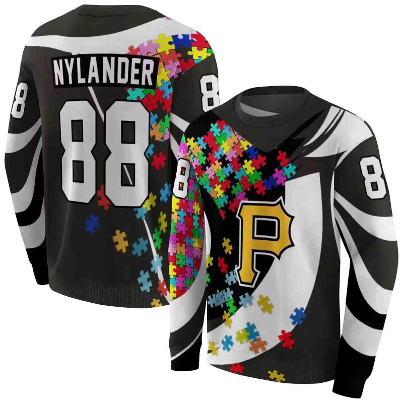 Personalized Pittsburgh Pirates Puzzle Pieces AOP Sweatshirt 1