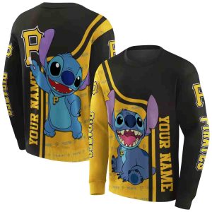 Personalized Pittsburgh Pirates Stitch All Over Print Sweatshirt