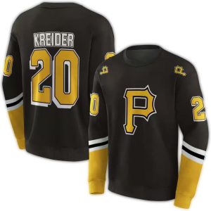 Personalized Pittsburgh Pirates Striped All Over Print Sweatshirt