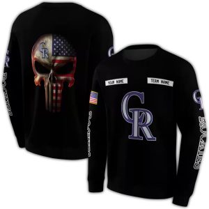 Custom Punisher Skull All Over Print Sweatshirt For Unique Style
