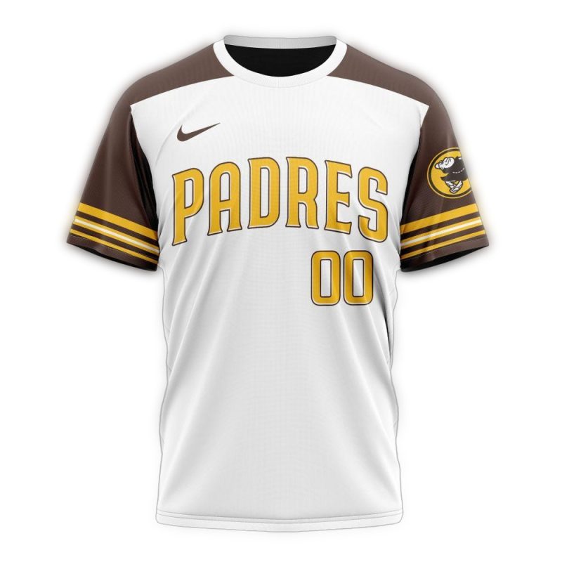 Personalized San Diego Padres Alternate Concept AOP T Shirt 1