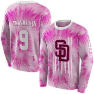 Personalized San Diego Padres Pink Cancer Support Sweatshirt For Fans