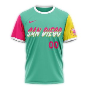 Personalized San Diego Padres 2023 City Connect All-Over Print T-Shirt