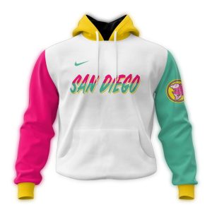 Custom San Diego Padres 2024 City Connect All-Over Print Hoodie