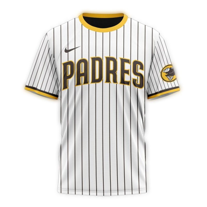 Personalized San Diego Padres Home Kits 2024 AOP T Shirt 1