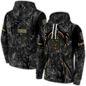Custom San Diego Padres Hunting Theme All Over Print Hoodie For Fans