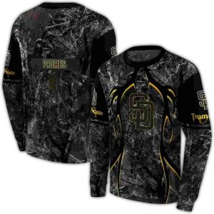 Custom San Diego Padres Hunting Theme All-Over Print Sweatshirt