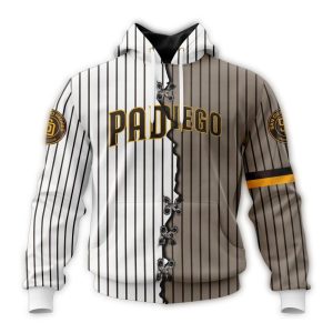 Custom San Diego Padres All-Over Print Hoodie - Personalized Sportswear