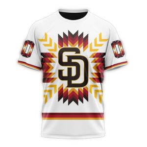 Custom San Diego Padres All-Over Print T-Shirt For Fans