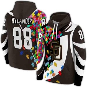 Custom San Diego Padres All-Over Print Hoodie For Fans