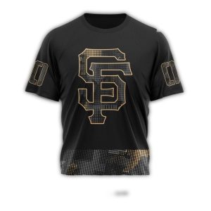 Custom San Francisco Giants 2025 Armed Forces Day All-Over Print T-Shirt