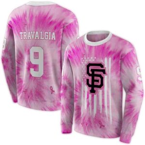 Personalized Pink San Francisco Giants Cancer Support Sweatshirt For Fans