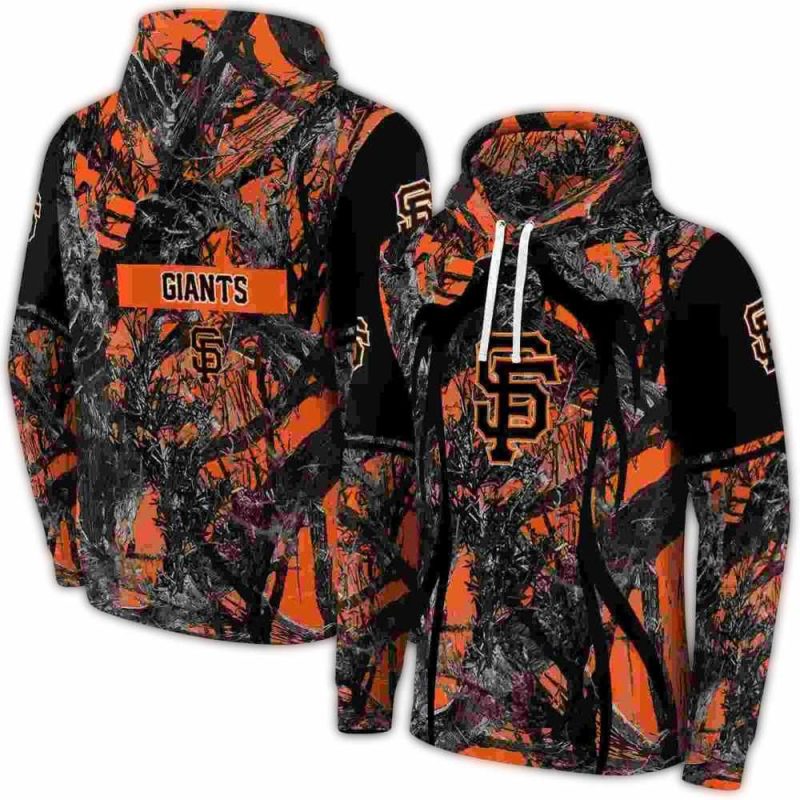 Personalized San Francisco Giants Hunting Theme All over Print Hoodie 1