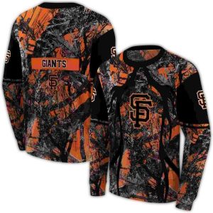 Custom San Francisco Giants Hunting Theme All Over Print Sweatshirt