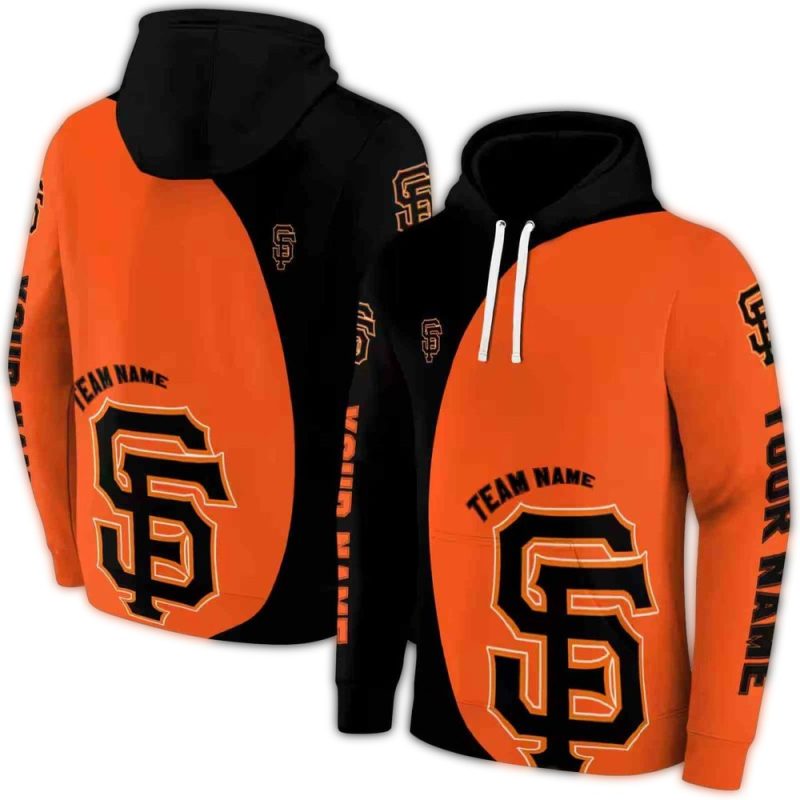 Personalized San Francisco Giants Minimalist All over Print Hoodie 1