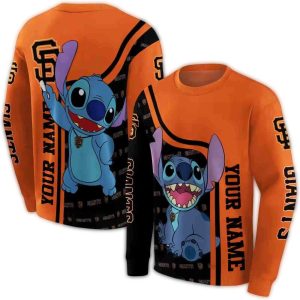 Custom San Francisco Giants All-Over Print Sweatshirt For Fans
