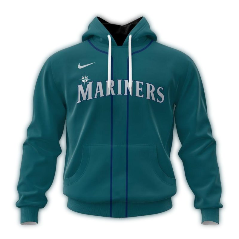 Personalized Seattle Mariners Alternate AOP Hoodie 1