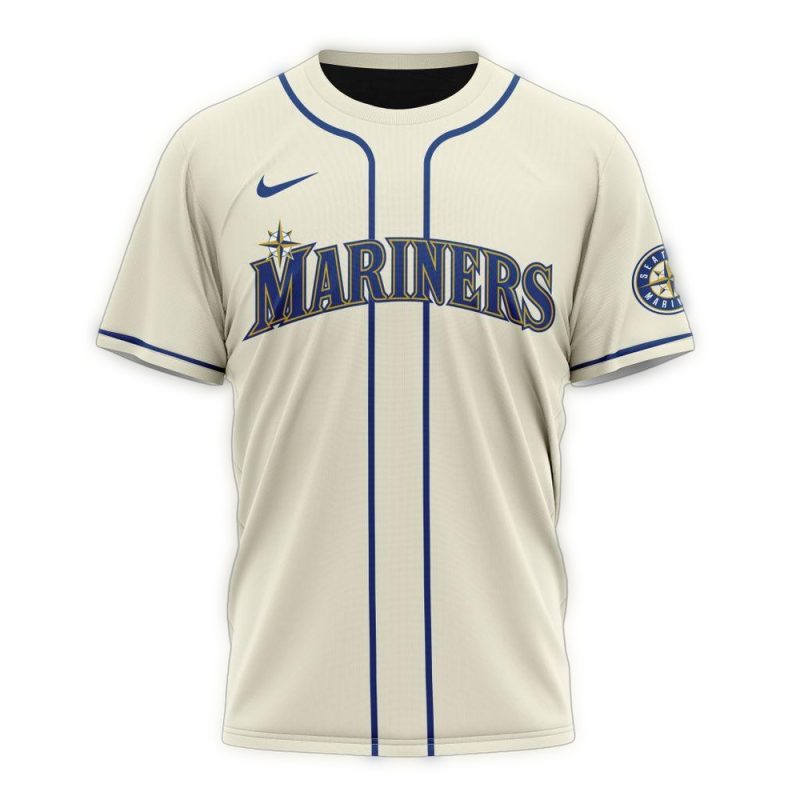 Personalized Seattle Mariners Alternate Kits AOP T Shirt 1