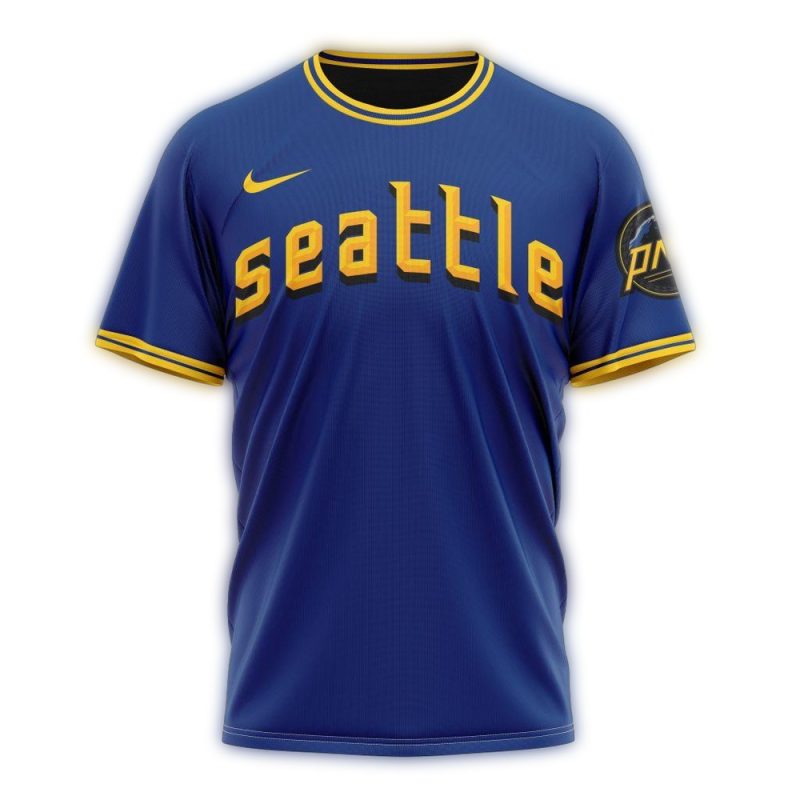 Personalized Seattle Mariners City Connect 2024 AOP T Shirt 1