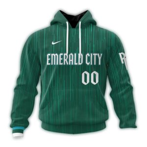 Personalized Seattle Mariners City Connect Green All Over Print Hoodie