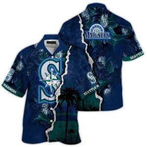 Personalized Seattle Mariners Coconut Print Hawaiian Shirt For Fans
