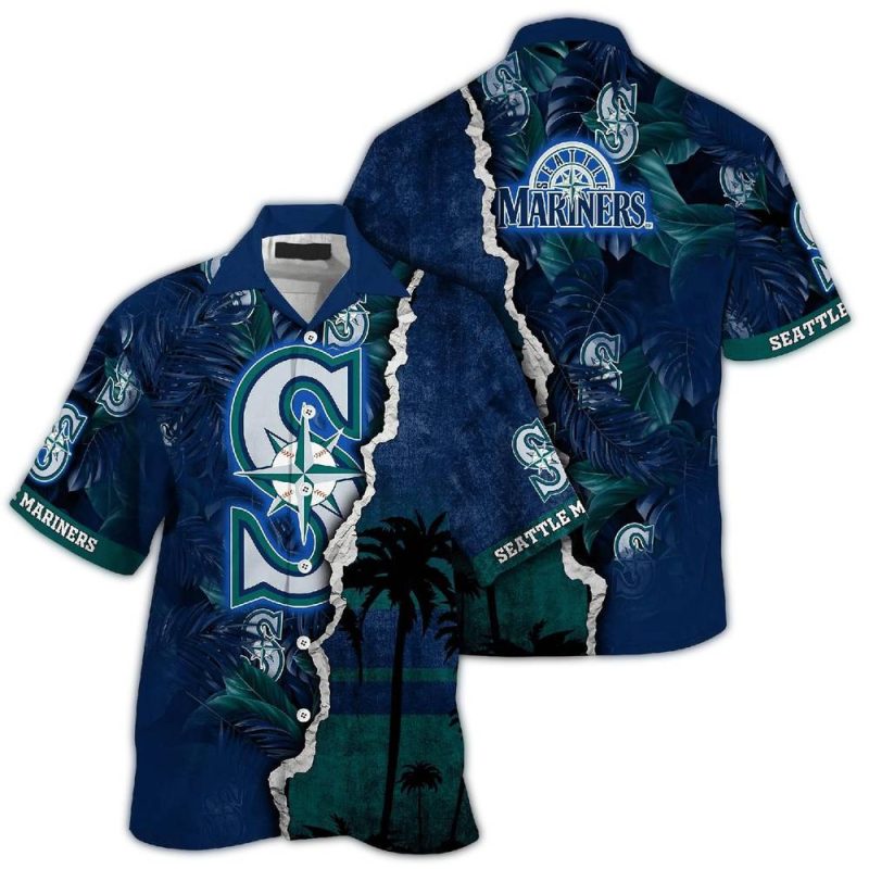 Personalized Seattle Mariners Coconut Scratch Hawaiian Shirt 1