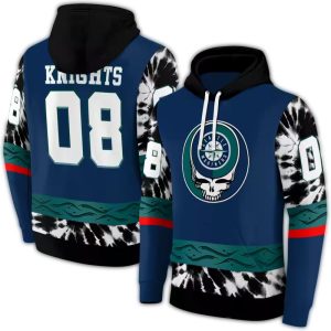 Personalized Seattle Mariners Grateful Dead Vibes All Over Print Hoodie