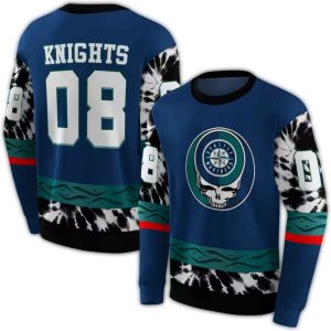 Personalized Seattle Mariners Grateful Dead Vibes All Over Print Sweatshirt