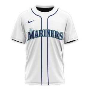 Personalized Seattle Mariners Home Kits 2024 All Over Print T Shirt