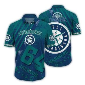 Custom Seattle Mariners Hawaiian Shirt - Personalized Fan Apparel