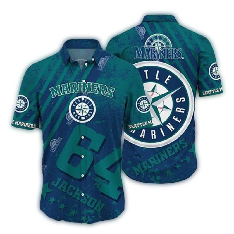 Personalized Seattle Mariners Star Hawaiian Shirt 1
