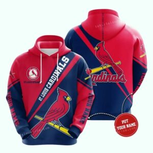 Custom St Louis Cardinals Unisex Graphic Printed Hoodie – Gift Idea