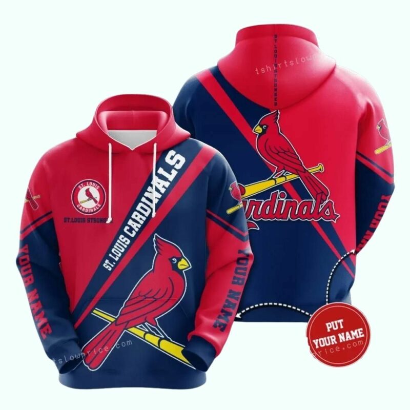 Custom St Louis Cardinals Unisex Graphic Printed Hoodie – Gift Idea