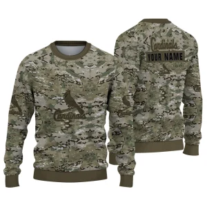 Personalized St Louis Cardinals Camouflage Ugly Sweater For Fans