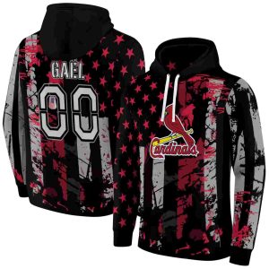Personalized St Louis Cardinals Distressed Flag Us All Over Print Hoodie