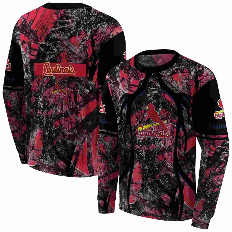 Personalized St Louis Cardinals Hunting Theme AOP Sweatshirt 1