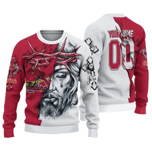 Personalized St Louis Cardinals Jesus Tears Sweatshirt For Fans