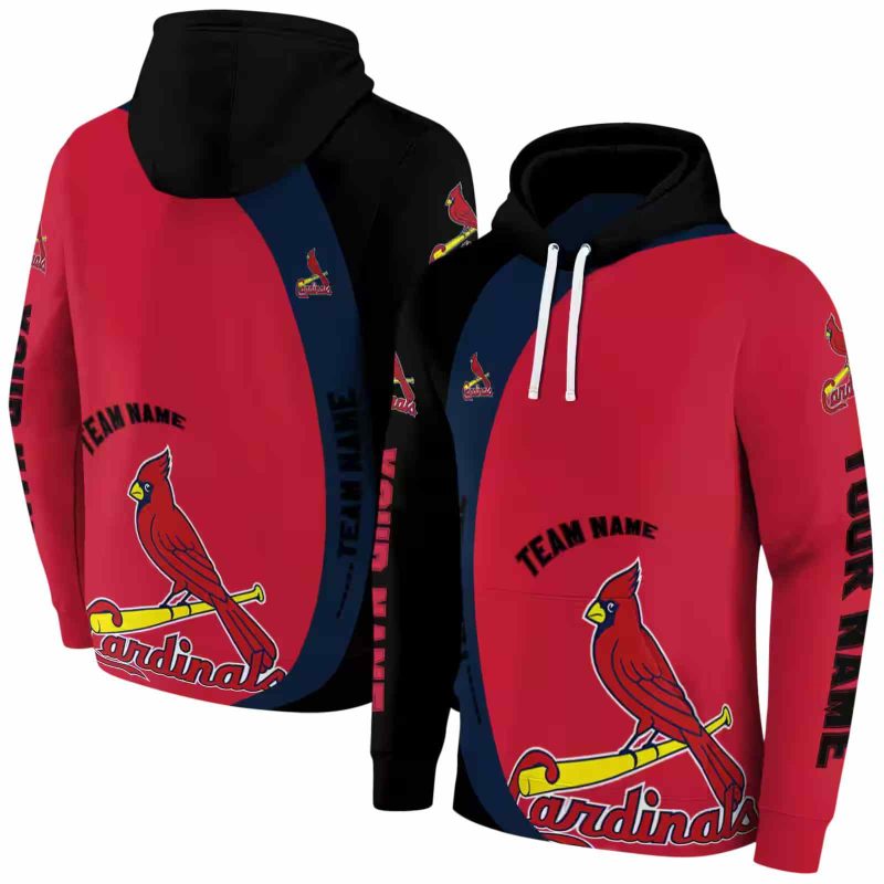 Personalized St Louis Cardinals Minimalist AOP Hoodie 1