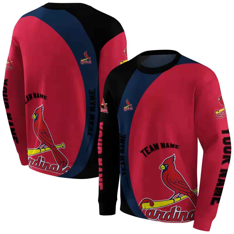 Personalized St Louis Cardinals Minimalist AOP Sweatshirt 1