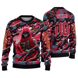 Personalized St Louis Cardinals Skull Horde Sweatshirt For Fans