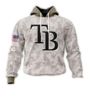 Personalized Tampa Bay Rays Armed Forces Day All Over Print Hoodie