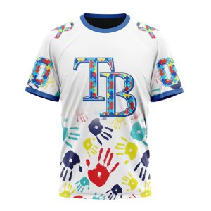 Personalized Tampa Bay Rays Autism Awareness All Over Print T-Shirt