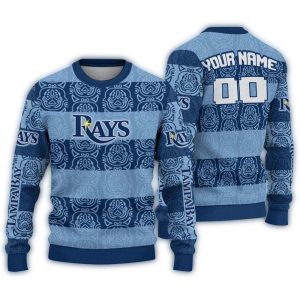 Personalized Tampa Bay Rays Bulldog Ugly Sweater For Fans