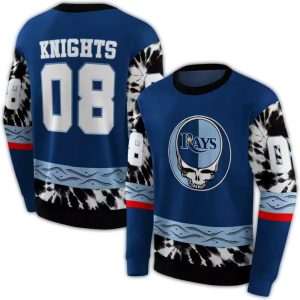 Personalized Tampa Bay Rays Grateful Dead Vibes All Over Print Sweatshirt
