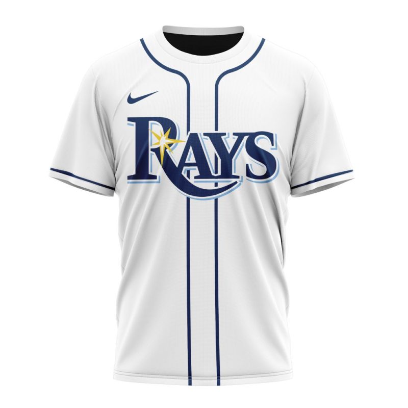 Personalized Tampa Bay Rays Home Kits 2024 AOP T Shirt 1