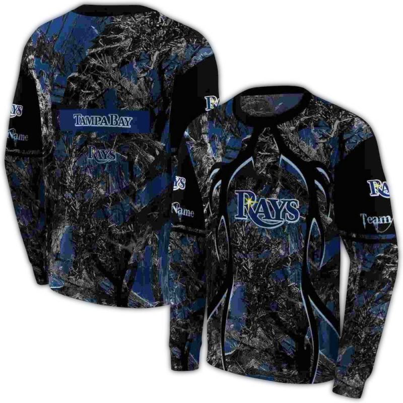 Personalized Tampa Bay Rays Hunting Theme AOP Sweatshirt 1