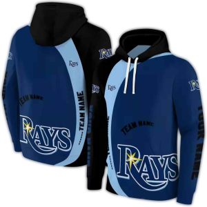 Personalized Tampa Bay Rays Minimalist All Over Print Hoodie