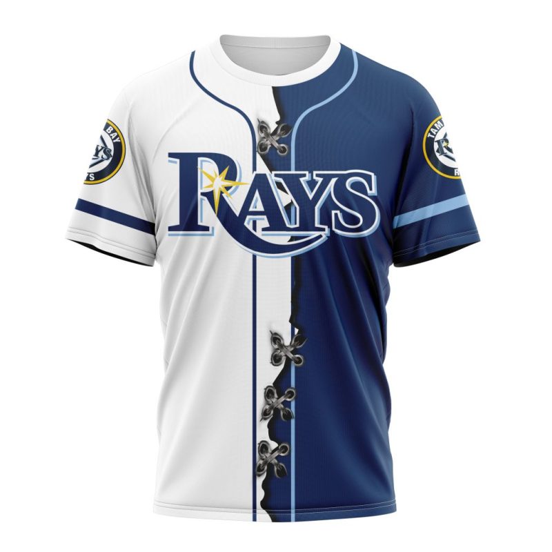 Personalized Tampa Bay Rays Mix Jersey AOP T Shirt 1